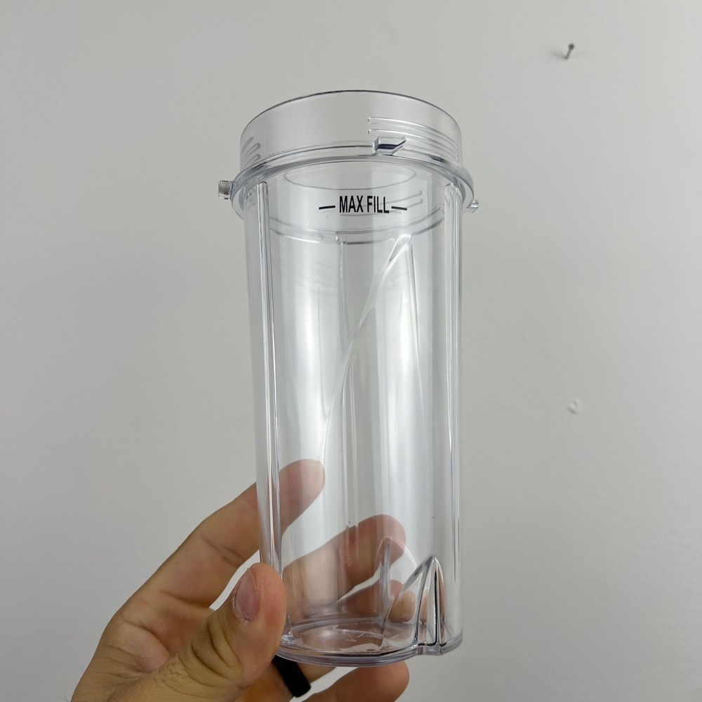 Ninja Blender Cup Replacement 16oz Clear Plastic Excellent Single Serve Part